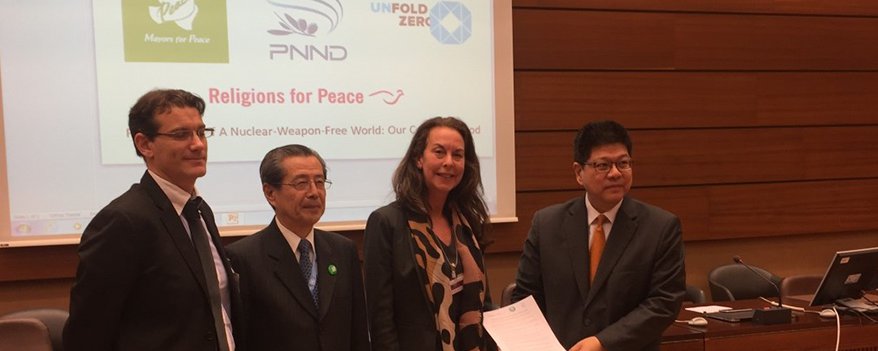 Presentation of the joint statement 'A Nuclear-Weapon-Free World: Our Common Good' to the UN Open Ended Working Group